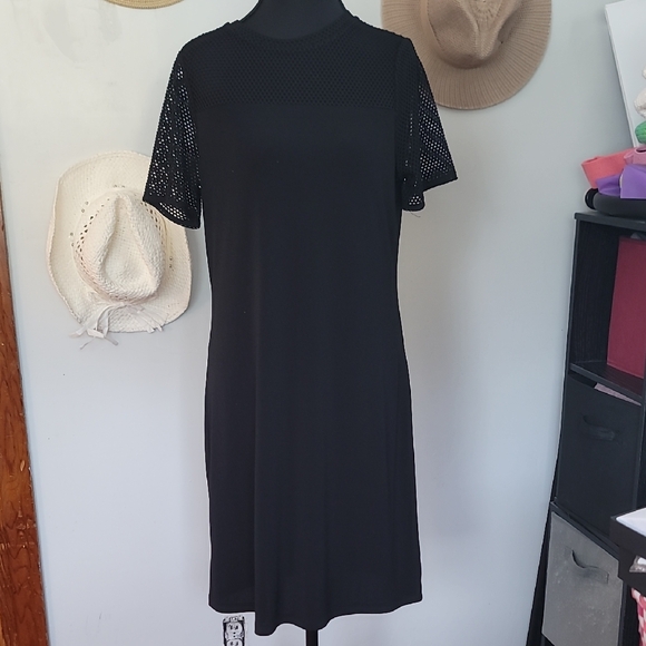 Michael Kors Dresses & Skirts - Michael Kors Elegant Black Midi Dress